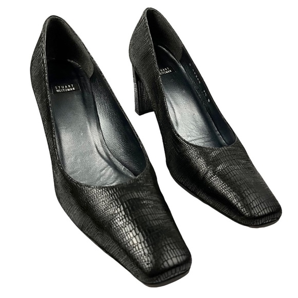 STUART WEITZMAN Square Toe Pumps - Picture 2 of 12